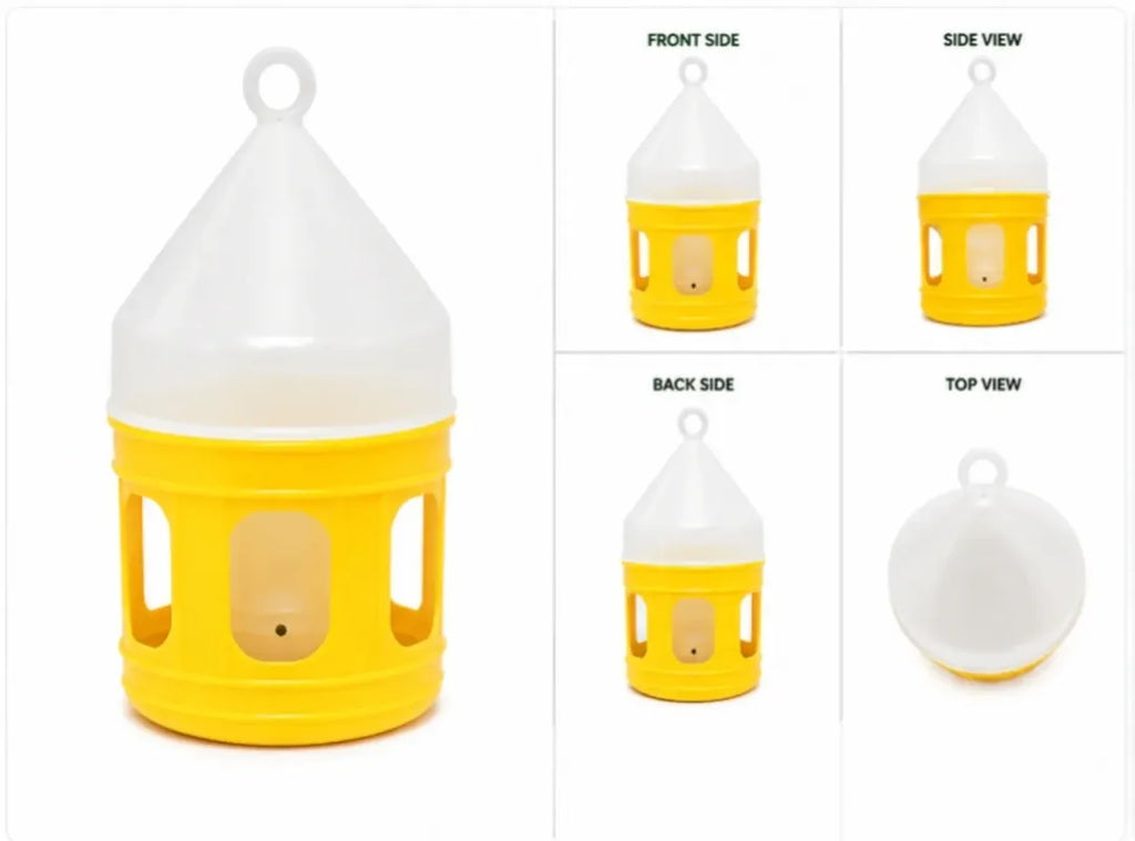 Shopizee™ Premium Bird Waterer – Durable Plastic Waterer with Hanging Loop