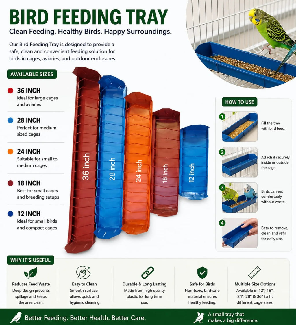 BIRD FEEDING TRAY – Feed with Care