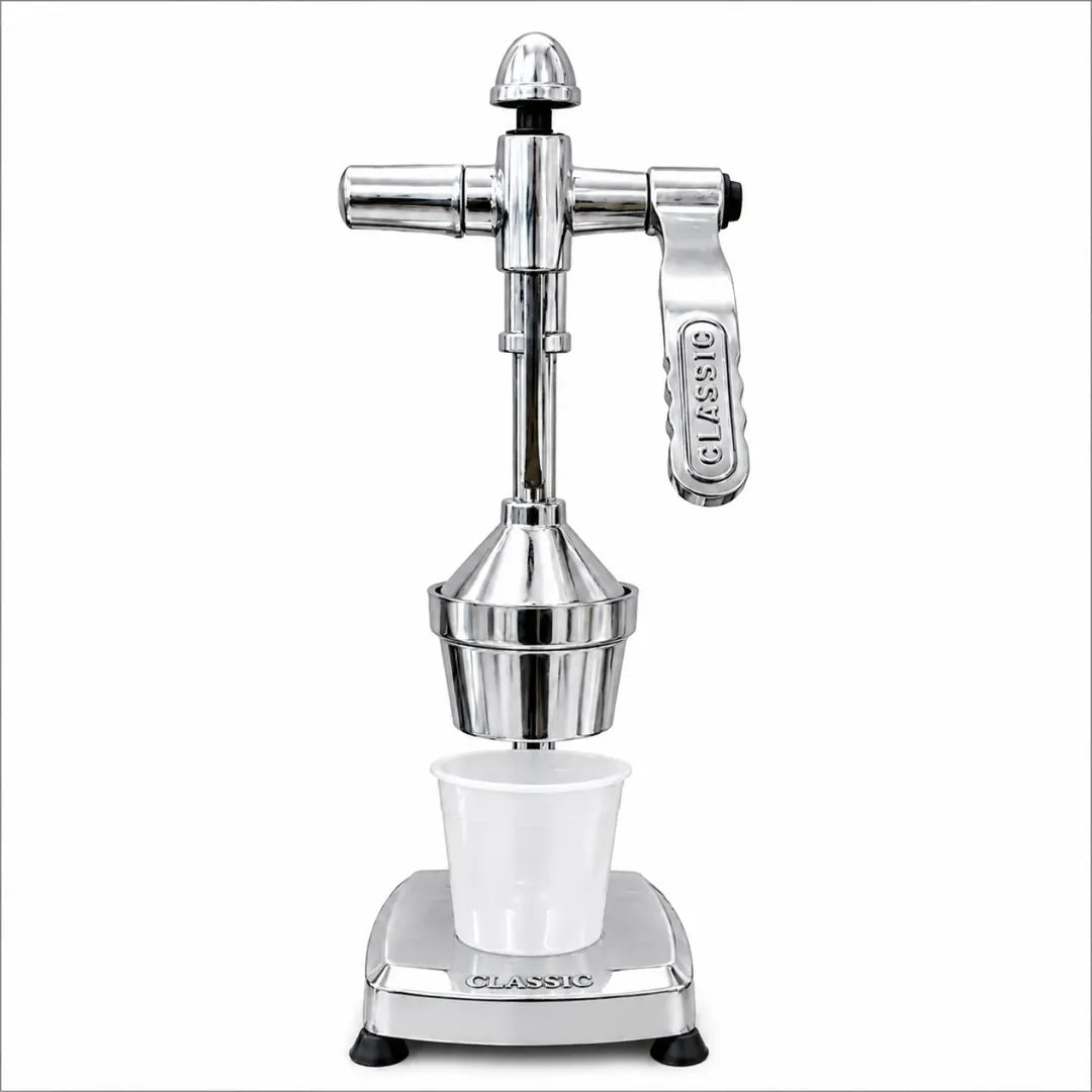 CLASSIC  Aluminium Manual Citrus Juicer with Collection Cup | Heavy-Duty Manual Fruit Juicer