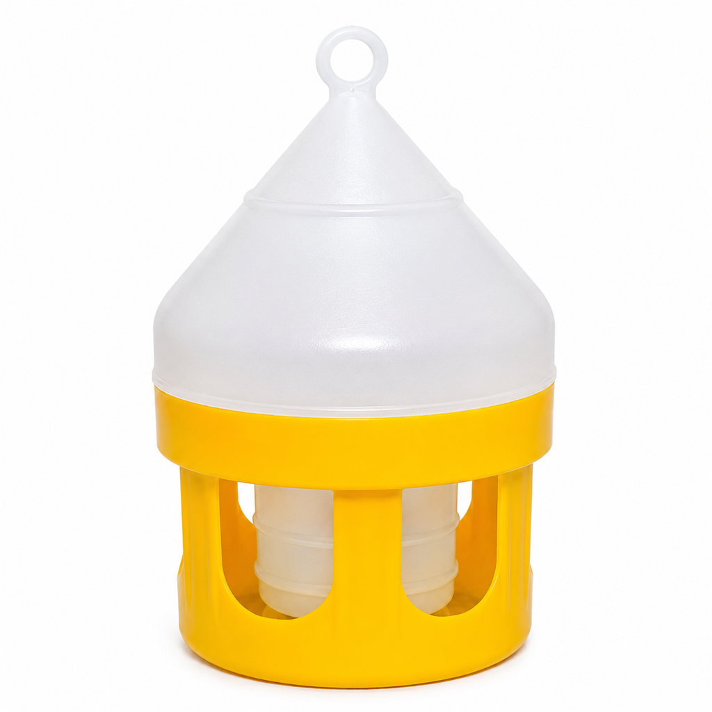 Hanging Bird Waterer for Birds | Durable Bird Drinking Fountain (Yellow & Green)
