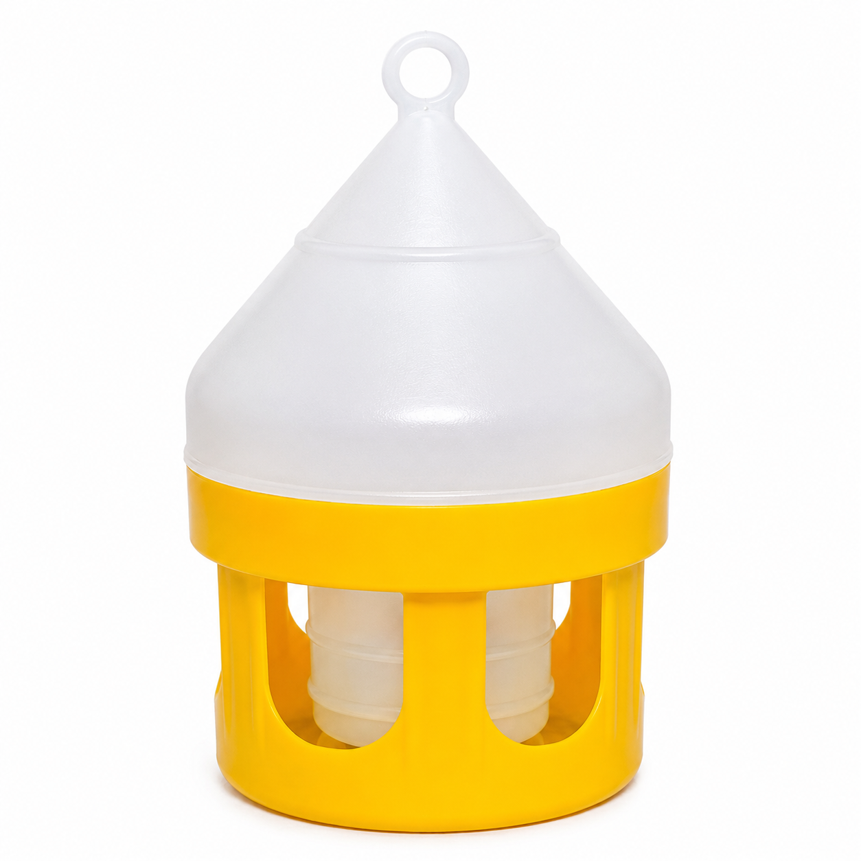 Hanging Bird Waterer for Birds | Durable Bird Drinking Fountain (Yellow & Green)