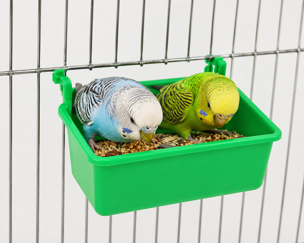 Hanging Bird Food & Water Cup for Cage