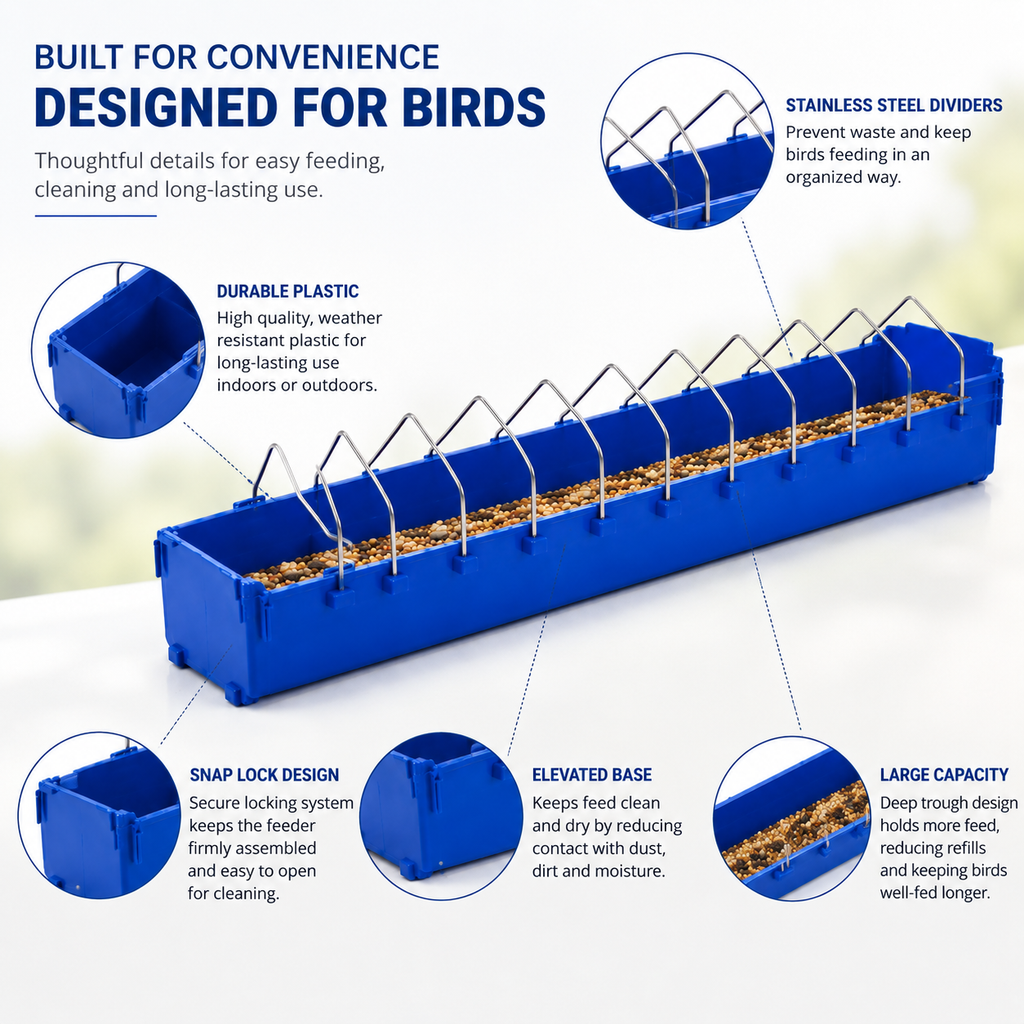 BIRD FEEDING TRAY – Feed with Care