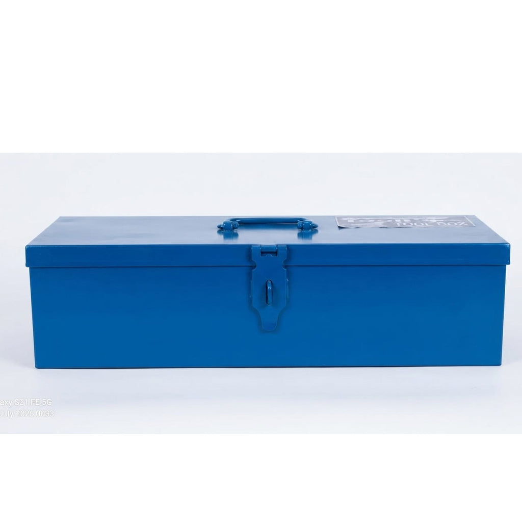 Small Metal Toolbox (Blue) – 17 Inch