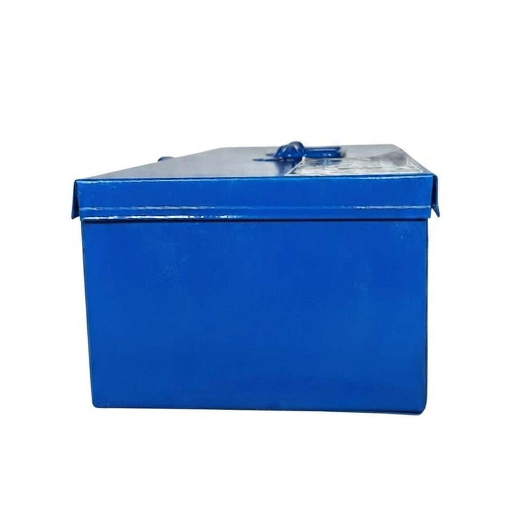 Small Metal Toolbox (Blue) – 17 Inch