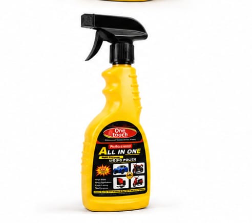 One Touch Professional All-In-One Multi-Purpose Liquid Polish (250ml) – High Gloss & Long Lasting for Cars, Bikes, and Electronics