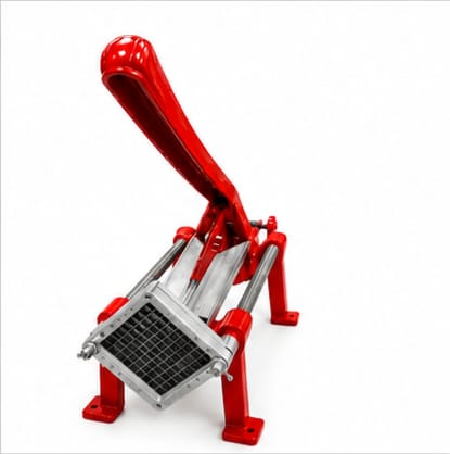 Premium Heavy-Duty French Fries & Potato Cutter (Aaloo Cutter) – Vibrant Red