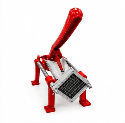 Premium Heavy-Duty French Fries & Potato Cutter (Aaloo Cutter) – Vibrant Red
