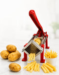 Premium Heavy-Duty French Fries & Potato Cutter (Aaloo Cutter) – Vibrant Red