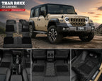 Premium 7D Leatherite Car Floor Mats for Mahindra Thar ROXX (2024 Onwards) | Custom Fit | Waterproof | Anti-Skid | Black