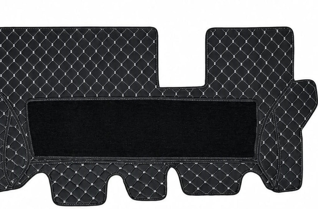 Shopizee Premium 7D Leatherite Custom Fit Car Floor Mats for Maruti Suzuki Ertiga (2018–2025) | Full Coverage | Waterproof | Anti-Slip | Black