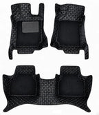 Premium 7D Leatherite Floor Mats for Maruti Suzuki Swift | Custom Fit | Waterproof | Anti-Slip | Full Floor Protection | Luxury Black